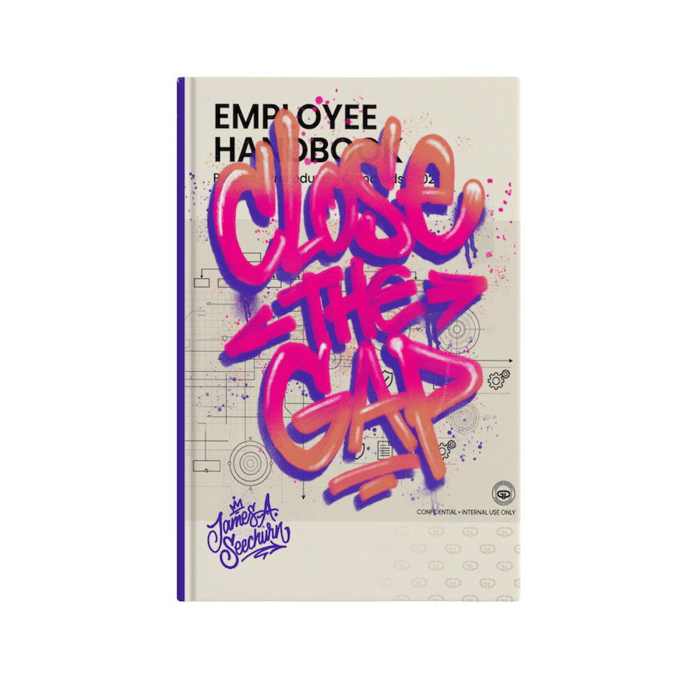 Close the Gap book cover by James Seechurn